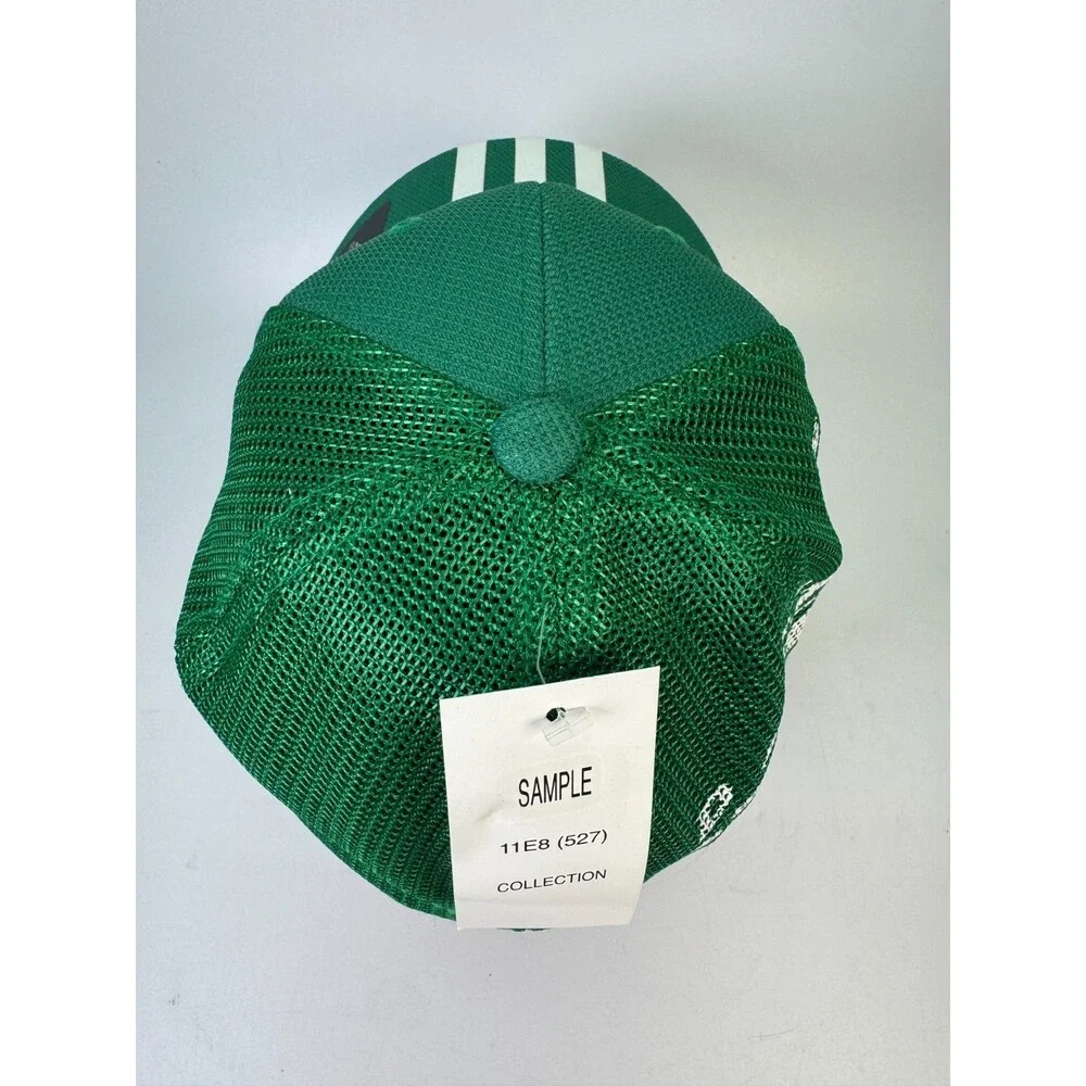 Adidas Dallas Stars NHL Structured Flex Hat Green S/M FitMax 70 Sample Cap NWT